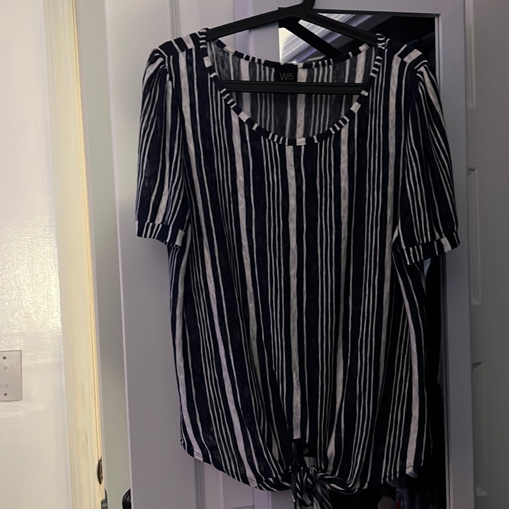 W5 striped summer blouse, great condition